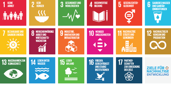 Die Nachhaltigkeitsziele aus der Agenda 2030 der Vereinten Nationen