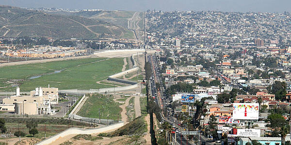 Tijuana - an der Grenze zwischen Mexiko und dem US-Staat Kalifornien