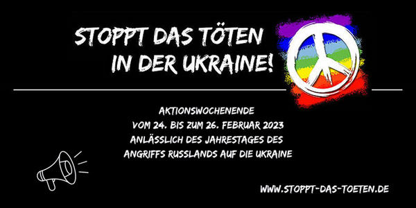 Grafik: Bündnis "Stoppt das Töten in der Ukraine!