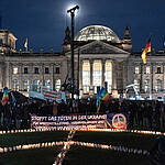 Stoppt das Töten in der Ukraine - Kundgebung am 23. Februar 2024 in Berlin