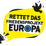Aufruf "Rettet das Friedensprojekt Europa!" bei Ohne Rüstung Leben