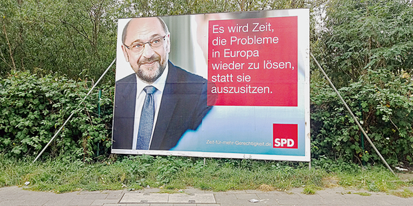 Walhlakat des SPD-Kandidaten Martin Schulz