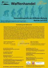 Veranstaltungsreihe "Waffenhandel" 2019 im Weltladen Marburg