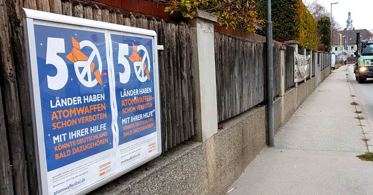 Plakatkampagne im Chiemgau
